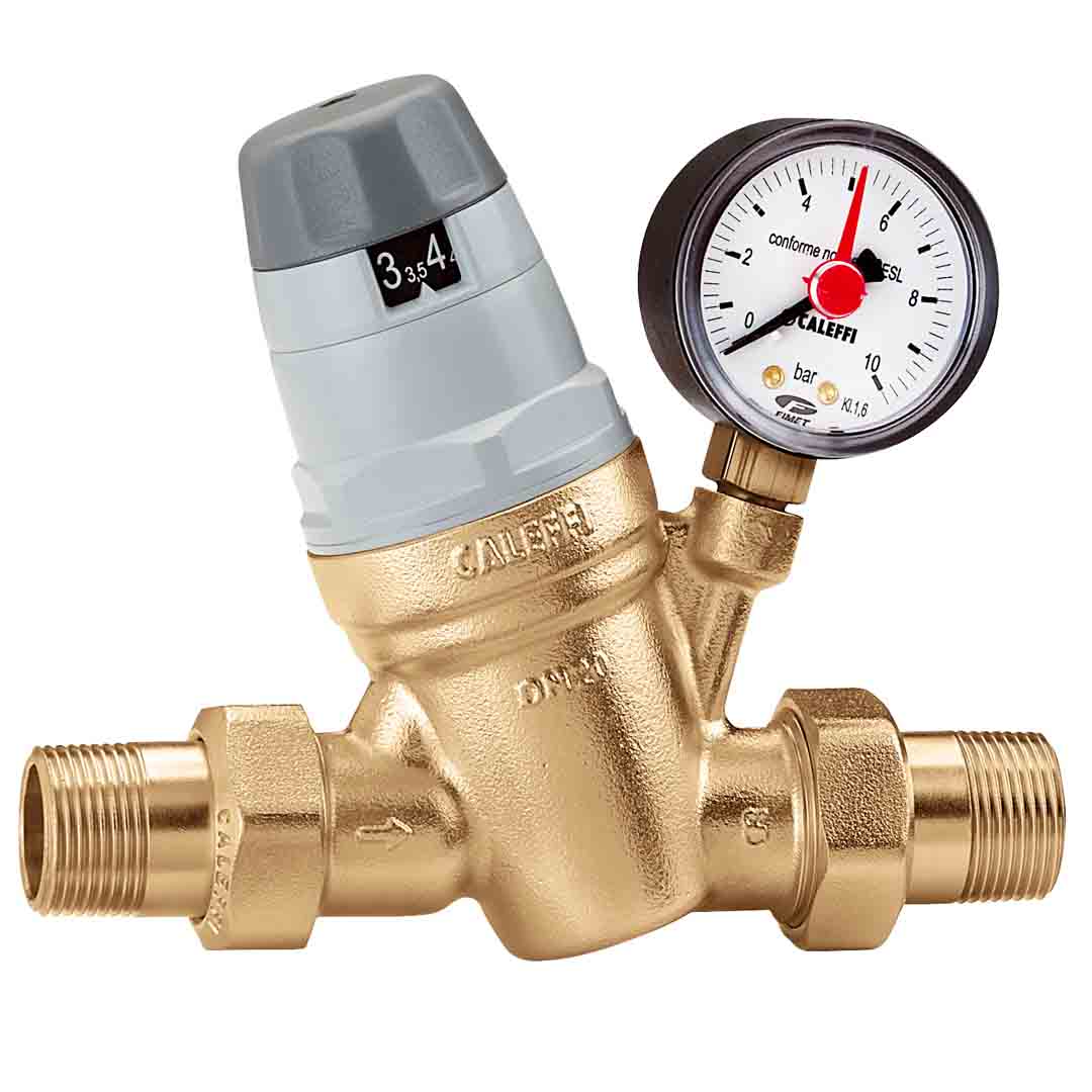 31_ - RÉDUCTEUR DE PRESSION D'EAU Ø 1/2 AVEC MANOMÈTRE DE 0 - 6