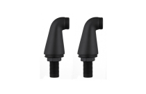 2 colonnettes noires pour baignoire M 15/21 - M 20/27