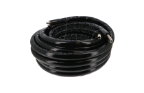 Conduit en inox bi-tube pour panneaux solaires résistant aux UV et rongeurs