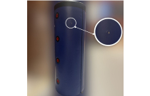 Bouteille de mélange acier 200 L sur pieds - Jaquette avec déchirure