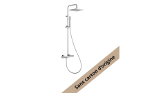 Système douche thermostatique MIZU pomme carrée ABS - Sans emballage