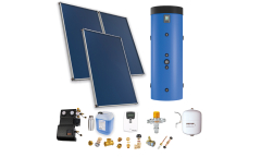 Pack SSC ASTREA E - Kit solaire 3 capteurs et ballon de 400 L pour toit incliné