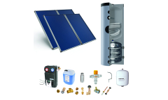 ASTREA Pack Ithéon- Kit solaire SSC Système ballon double cuves chauffage &  ECS