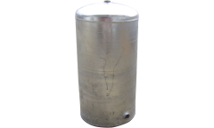 Vase d'expansion ouvert cylindrique en tôle galvanisée