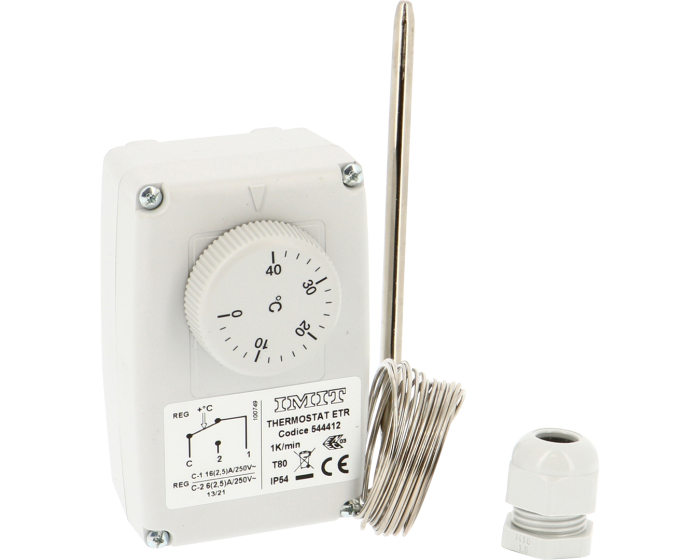 Thermostat étanche à sonde déportée 6x119 mm