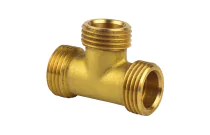 135G - Té laiton à visser mâle pour collet battu