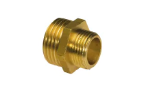 245G - Mamelon réduit laiton à visser mâle-mâle