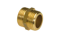 280G - Mamelon égal laiton à visser mâle-mâle