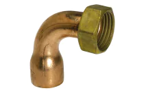 5002GCL - Raccord coudé 2 pièces femelle-femelle douille cuivre