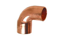 5092 - Raccord courbe 90° petit rayon cuivre à souder mâle-femelle