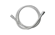 Flexible de douche en PVC métallisé lisse - anti-torsion - 1,5 m