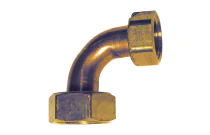 Jonction coudée réduite laiton 3/4'' F - 1/2'' F