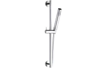 Barre de douche métal avec douchette 1 jet et flexible - AGHE