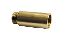 RD - Rallonge droite laiton à visser mâle-femelle