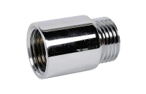 RDCH - Rallonge droite laiton chromé à visser mâle-femelle