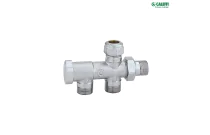 Répartiteur monotube sortie sol - raccords à compression