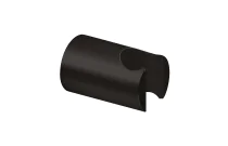 Support de douchette ABS noir rond