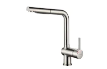 Mitigeur évier nickel brossé douchette extractible 1 jet - TANER