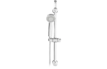 Barre de douche à fixation réglable avec douchette 1 jet et flexible - UDEN