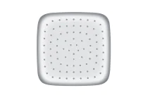 Pomme de douche ABS chromé carrée 200x200 mm NF - UDEN