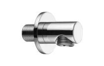 Prise d'eau encastrée ronde réglable métal chromé - UDEN