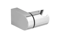 Support de douchette ABS chromé rond orientable