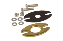 Brides ovales taraudées avec joints et boulons