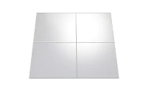 Vitre de rechange pour boîtier sous verre dormant et coffret vanne police