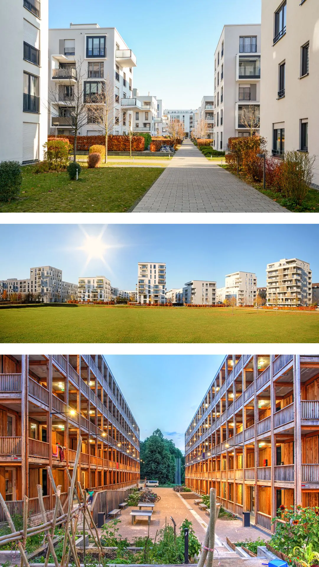 Image de plusieurs logements collectifs