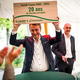 20 ans de partenariat Caleffi Thermador